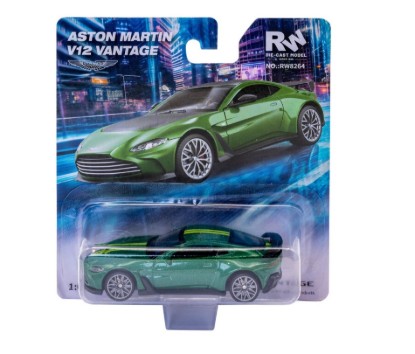 Immagine di ASTON MARTIN VANTAGE GREEN W/YELLOW STRIPES BLISTER 1:64