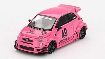 Immagine di FIAT 595 ABARTH LB-WORKS X ABAS WORKS 2024 PINK 1:64