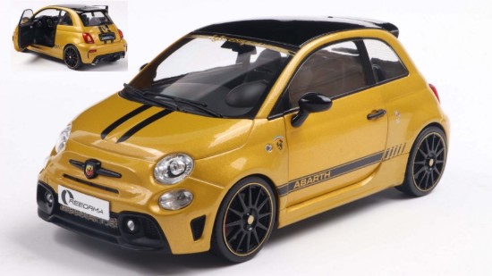 Immagine di FIAT NUOVA 500 ABARTH 595 2022 MET.YELLOW/BLACK 1:18