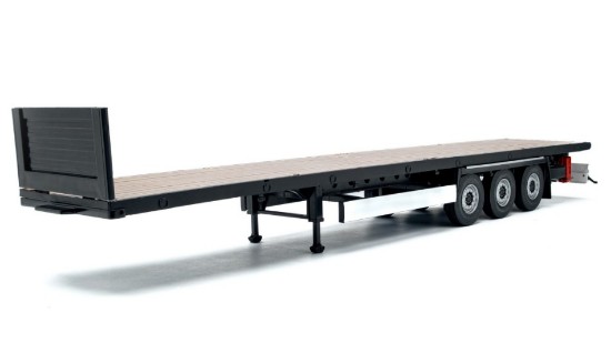 Immagine di TRANSPORT TRAILER RIMORCHIO BLACK 1:24