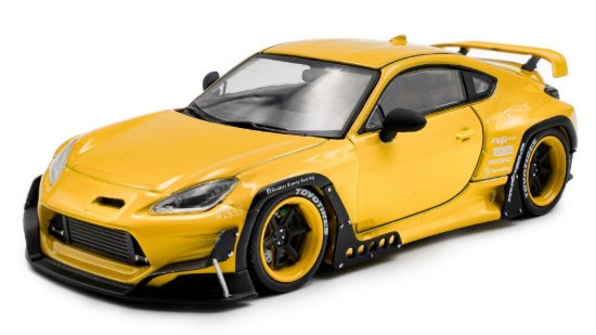 Immagine di TOYOTA GR86 ROCKET BUNNY COUPE 2022 YELLOW 1:43