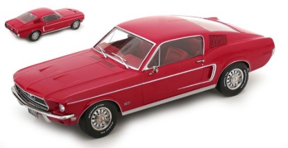 Immagine di FORD MUSTANG GT FASTBACK 1968 RED 1:18