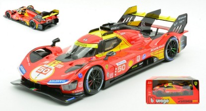 Immagine di FERRARI 499P N.50 WINNER LE MANS 2024 FUOCO-NIELSEN-MOLINA 1:24