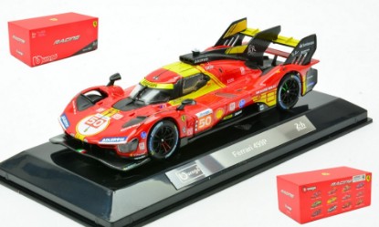 Immagine di FERRARI 499P N.50 WINN.LE MANS 2024 FUOCO-NIELSEN-MOLINA SIGNATURE 1:43