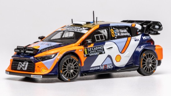 Immagine di HYUNDAI i20 N N.8 RALLY1 MONTE CARLO 2025 TANAK-JARVEOJA 1:43