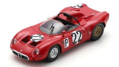 Immagine di ALFA ROMEO T33 N.22 5th 1000 KM NURBURGRING 1967 BUSSINELLO-DE ADAMICH-G