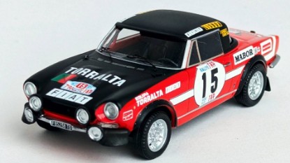 Immagine di FIAT 124 SPORT SPIDER 1600 4th TAP RALLY 1973 NETTO-COENTRO 1:43