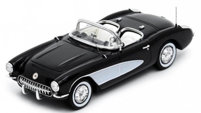 Immagine di CORVETTE C1 V8 1956 BLACK RESIN 1:43