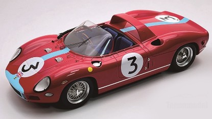 Immagine di FERRARI 330P N.3 WINNER TOURIST TROPHY 1964 G.HILL 1:18