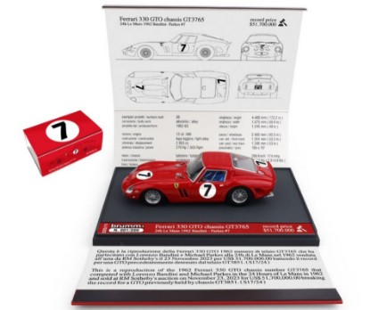 Immagine di FERRARI 330 GTO N.7 24 H LE MANS 1962 L.BANDINI-M.PARKES 1:43
