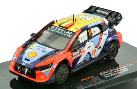 Immagine di HYUNDAI i20 N WRC N.11 SAFARI RALLY KENYA 2024 NEUVILLE-WYDAEGHE 1:43