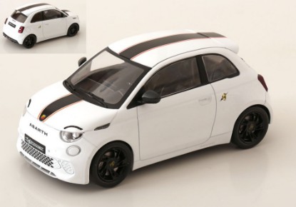 Immagine di FIAT 500e ABARTH 2024 WHITE 1:18