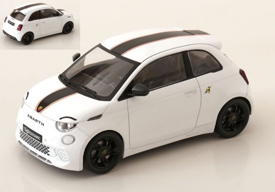 Immagine di FIAT 500e ABARTH 2024 WHITE 1:18