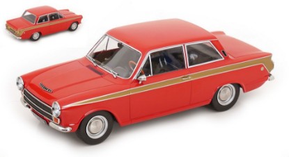 Immagine di FORD LOTUS CORTINA MKI 1966 RED/GOLD 1:18
