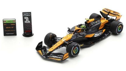 Immagine di MCLAREN FORMULA 1 TEAM MCL38 N.4 WINN.MIAMI GP 2024
L.NORRIS 1:43