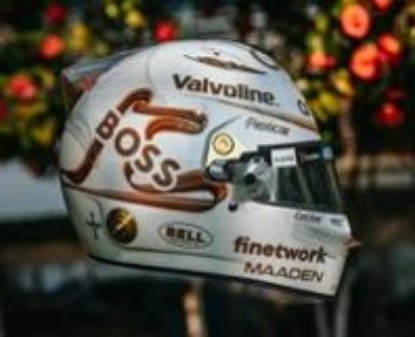 Immagine di CASCO FERNANDO ALONSO CHINA GP 2025 ASTON MARTIN 1:5