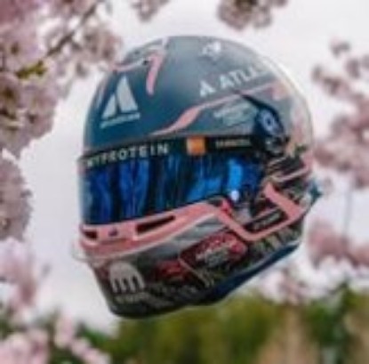 Immagine di CASCO ALEXANDER ALBON JAPAN GP 2025 WILLIAMS 1:5
