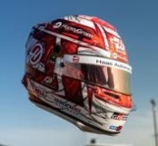 Immagine di CASCO ESTEBAN OCON JAPAN GP 2025 HAAS 1:5