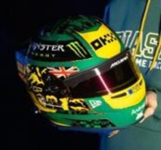 Immagine di CASCO OSCAR PIASTRI AUSTRALIA GP 2025 MC LAREN 1:5