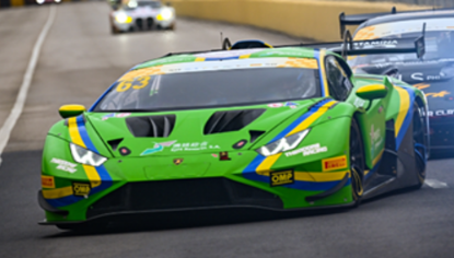 Immagine di LAMBORGHINI HURACAN GT3 N.63 WORLD CUP MACAU 2024 EDOARDO MORTARA 1:43