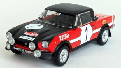 Immagine di FIAT 124 SPORT SPIDER 1st ALPENFAHRT 1972 LIDBERG-EISENDLE 1:43