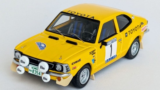 Immagine di TOYOTA COROLLA LEVIN 1st NORDLAND RALLY 1974 ANDERSSON-HERTZ 1:43