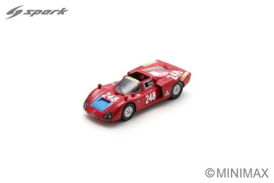 Immagine di ALFA ROMEO T33-2 N.248 5th TARGA FLORIO 1969 E.PINTO-G.ALBERTI 1:43