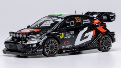 Immagine di TOYOTA GR YARIS N.33 RALLY1 MONTE CARLO 2025 EVANS-MARTIN 1:43
