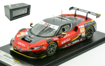 Immagine di FERRARI 296 GT3 N.66 LE MANS 2024 PETROBELLI-TEN VOORDE-YOLUC 1:43
