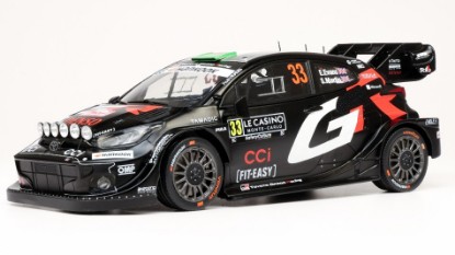 Immagine di TOYOTA GR YARIS N.33 RALLY1 RALLY MONTE CARLO 2025 EVANS-MARTIN 1:18
