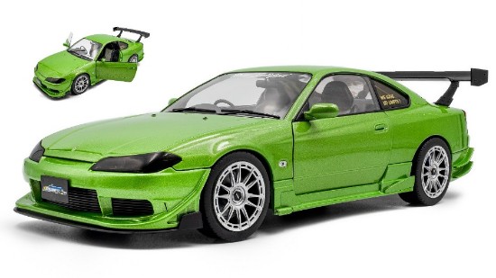 Immagine di NISSAN SILVIA (S15) COUPE SPEC-R AERO 1999 MET.GREEN 1:18