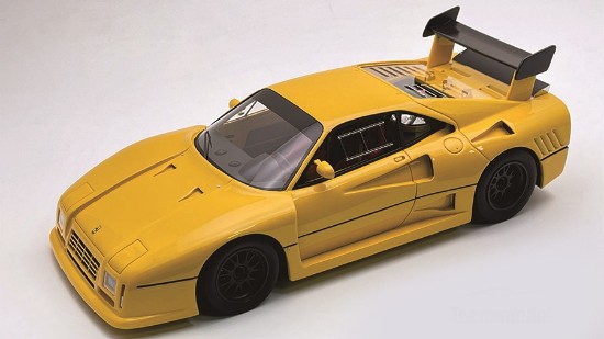 Immagine di FERRARI 288 GTO EVOLUZIONE 1985 MODENA YELLOW/BLACK WHEELS 1:18