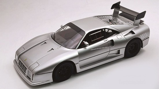 Immagine di FERRARI 288 GTO EVOLUZIONE 1985 NURBURGRING SILVER/BLACK WHEELS 1:18