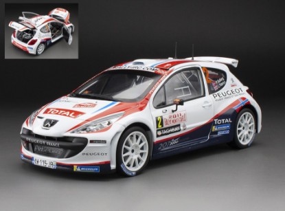 Immagine di PEUGEOT 207 S2000 N.2 RALLY AUTOM.MONTE CARLO 2011 SOLBERG-PATTERS.1:18