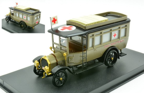 Immagine di FIAT 15 TER AMBULANZA CROCE ROSSA ITALIANA 1:43
