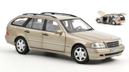 Immagine di MERCEDES C-CLASS T-MODEL 1997 SMOKE SILVER 1:18