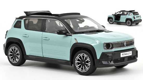 Immagine di RENAULT 4 E-TECH 100% ELECTRIC 2025 HAUTS DE FRANCE GREEN 1:18