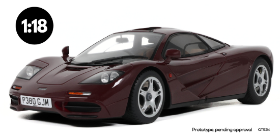 Immagine di MCLAREN F1 1992 RED 1:18