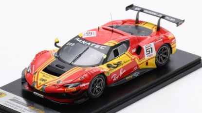 Immagine di FERRARI 296 GT3 N.51 AF CORSE 2nd 24H SPA ROVERA-RIGON-PIER GUIDI 1:43