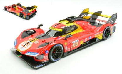Immagine di FERRARI 499P N.50 WINNER 24 H LE MANS 2024 FUOCO-NIELSEN-MOLINA 1:18