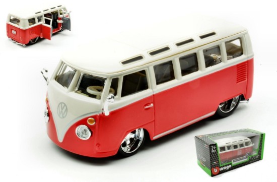 Immagine di VW VAN SAMBA CREAM/RED 1:32