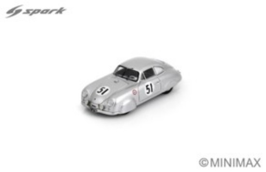 Immagine di PORSCHE 356 N.51 24 H LE MANS 1952 F.HUSCHKE o Hanstein-P.MUELLER 1:43