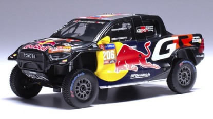 Immagine di TOYOTA GR DKR HILUX EVO T1U N.206 RALLY DAKAR 2024 MORAES-MONLEON 1:43