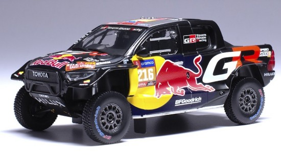 Immagine di TOYOTA GR DKR HILUX EVO T1U N.216 RALLY DAKAR 2024 QUINTERO-ZENZ 1:43