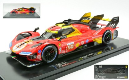 Immagine di FERRARI 499P N.50 WINN.LE MANS 2024 FUOCO-NIELSEN-MOLINA-ACRYLIC BOX1:18