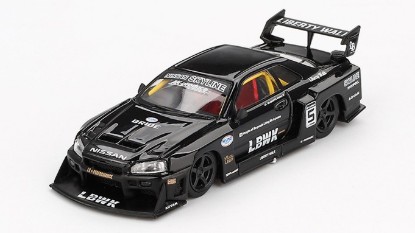 Immagine di NISSAN ER34 NISSAN LB-ER34
SUPER SILHOUETTE SKYLINE 2024 BLACK 1:64