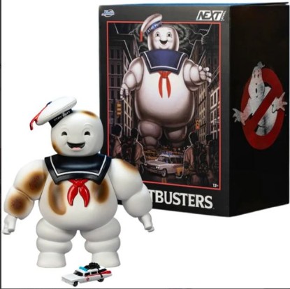 Immagine di GHOSTBUSTERS NANO SCENE PUFT MARSHMALLOW MAN WITH CADILLAC ECTO-1 1:64