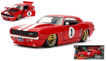 Immagine di CHEVROLET CAMARO N.1 FAST & FURIOUS RED/WHITE 1:24