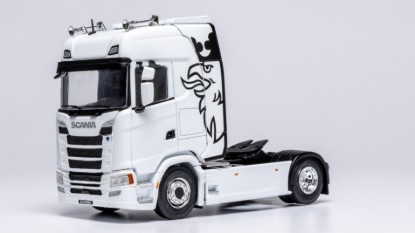 Immagine di SCANIA S-SERIES 2020 WHITE/DECALS 1:43