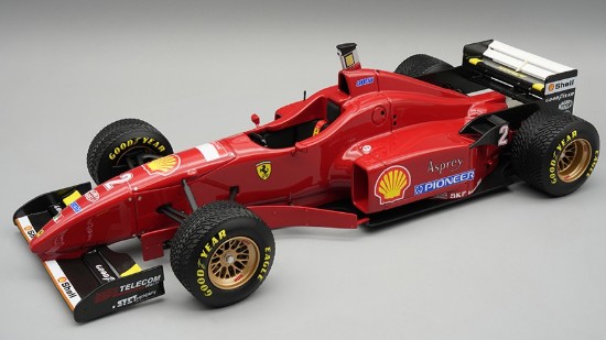 Immagine di FERRARI F310 N.2 SPAIN GP 1996 RAIN TYRES E.IRVINE 1:18